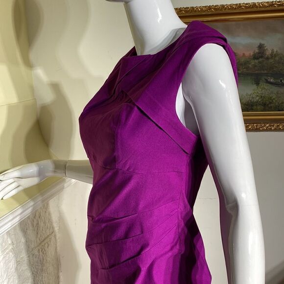 Voodoo Vixen Claudette Retro Pin Up Style Pencil Wiggle Sleeveless Dress - Picture 8 of 12